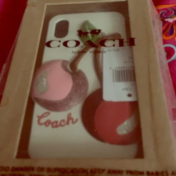 Coach Accessories - Coach CHERRY IPHONE X/XS CASE
